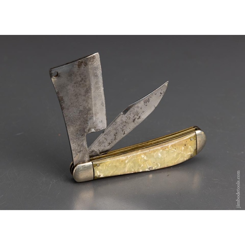 Rare and Excellent Folding Knife with Cleaver IMPERIAL PROV. R.I. * EXCELSIOR 95431