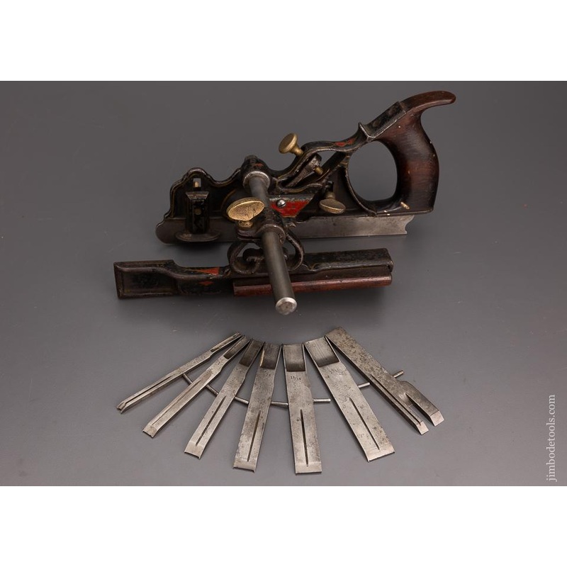 Stunning BABSON & REPPLIER Boston Mass. PHILLIPS PATENT MAYOS IMPROVED Plow Plane – EXCELSIOR 100651 – AS OF DEC 1