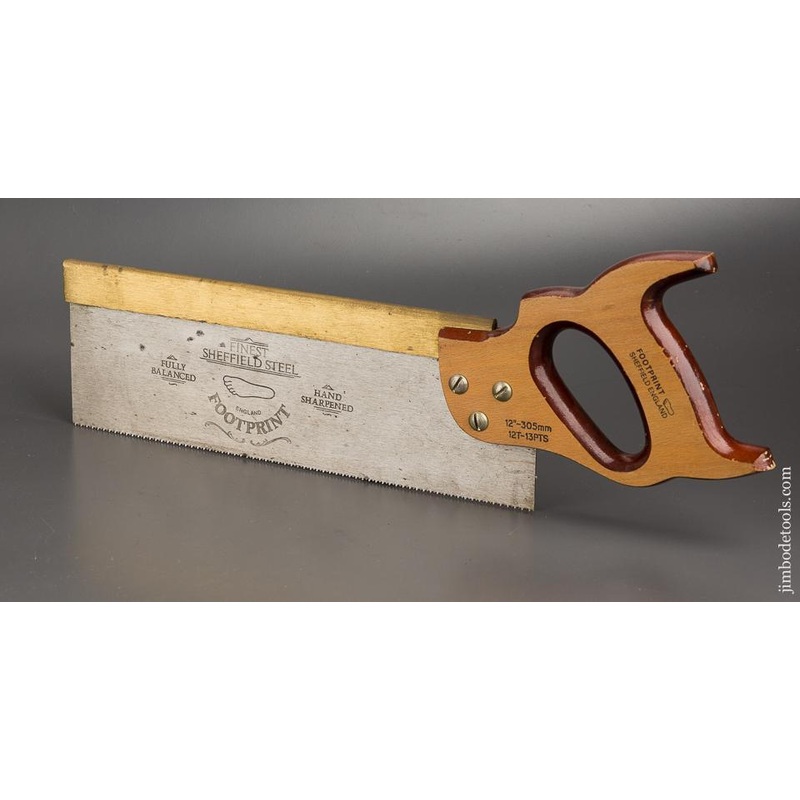 Unused!  FOOTPRINT Brass Back Dovetail Saw NEW OLD STOCK – 81042R