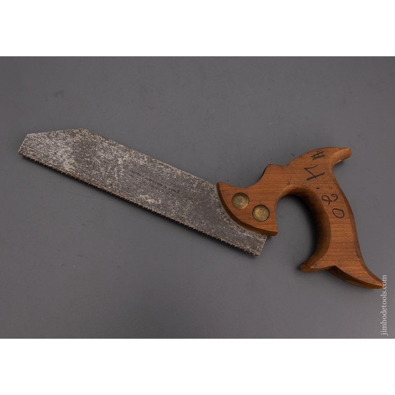 Rare & Unused DISSTON No. 1 Pattern Makers Saw – 101304