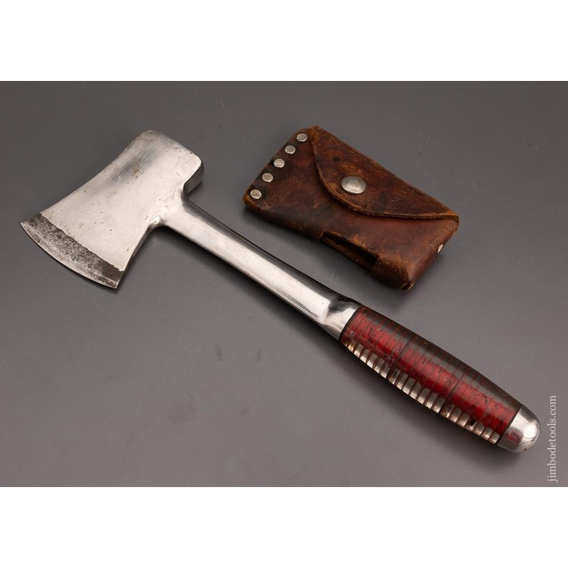 Stunning Belt Axe with Hard, Laid on Edge & Stacked Handle – 100847