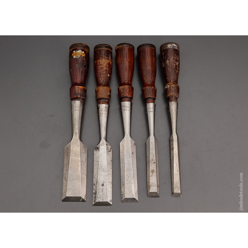 Scary Sharp Set of 5 STANLEY No. 750 Chisels – 101662
