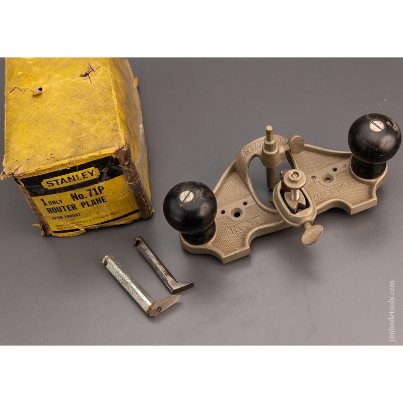 STANLEY No. 71 Router Plane in Box 100% Complete – 100610
