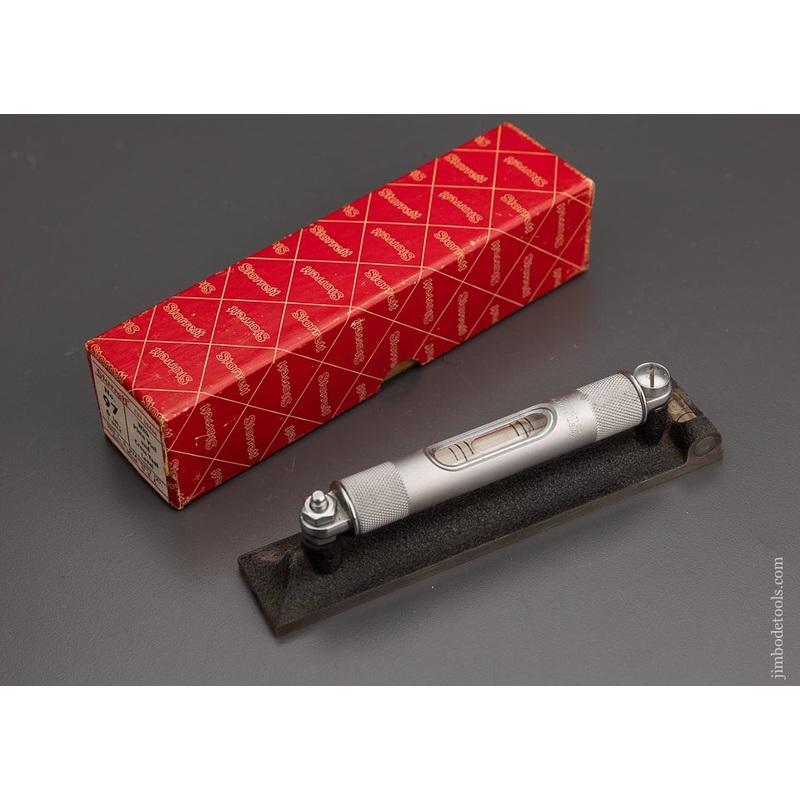 STARRETT No. 97 Six Inch Cross Test Level Mint in Box – 101336