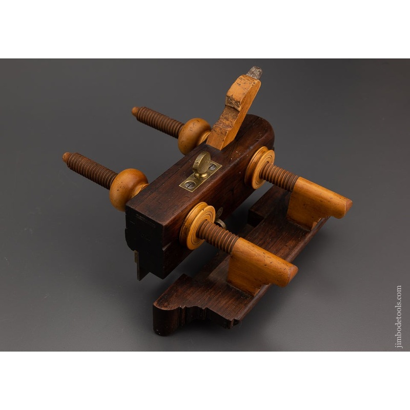 Striking Fine Solid Rosewood Plow Plane by J. DENISON – 101693
