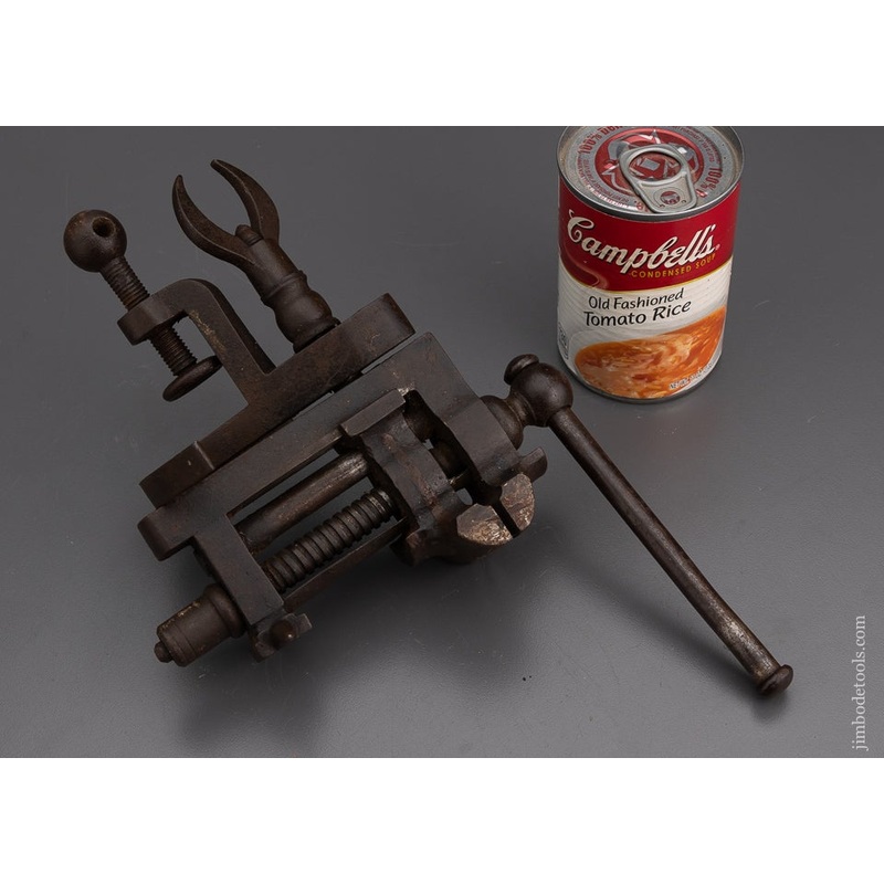 Stunning 18th Century Vise, Pivoting 2 Inch Jaws – 101505