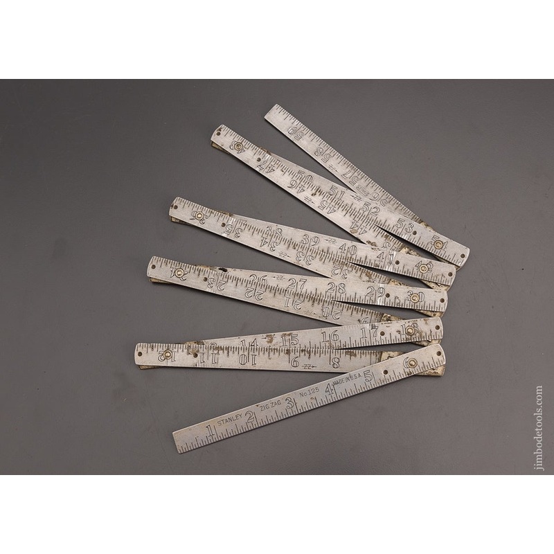 Rare & Fine STANLEY No. 125 Zig Zag Rule – 101185