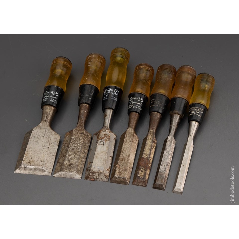 STANLEY No. 60 Chisels Graduated Set of 7 – 101594