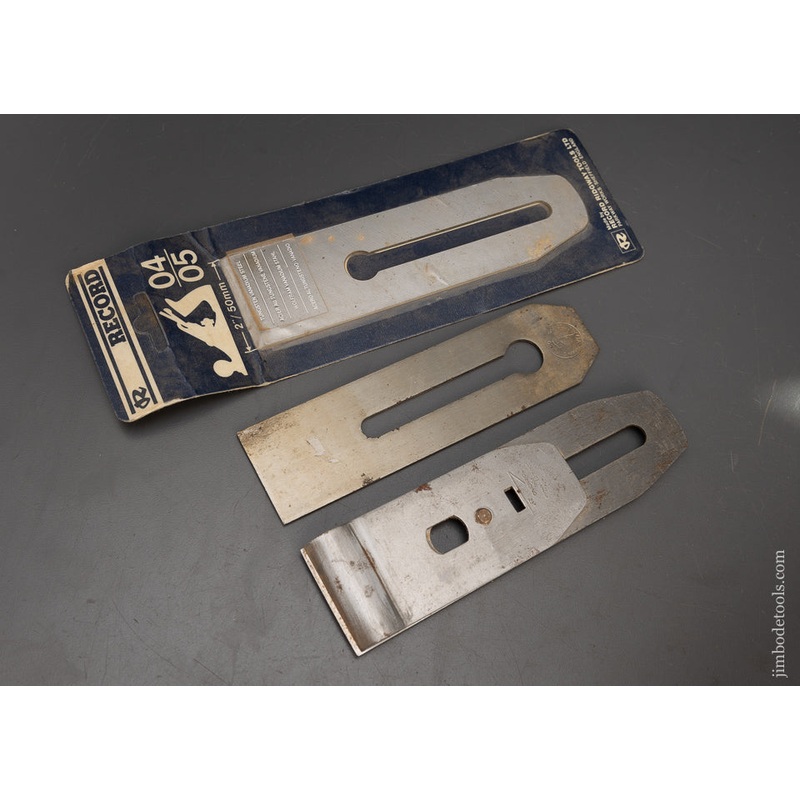 RECORD, STANLEY, ULMIA Spare 2 Inch Plane Irons for No. 4 or 5 Planes – 105783
