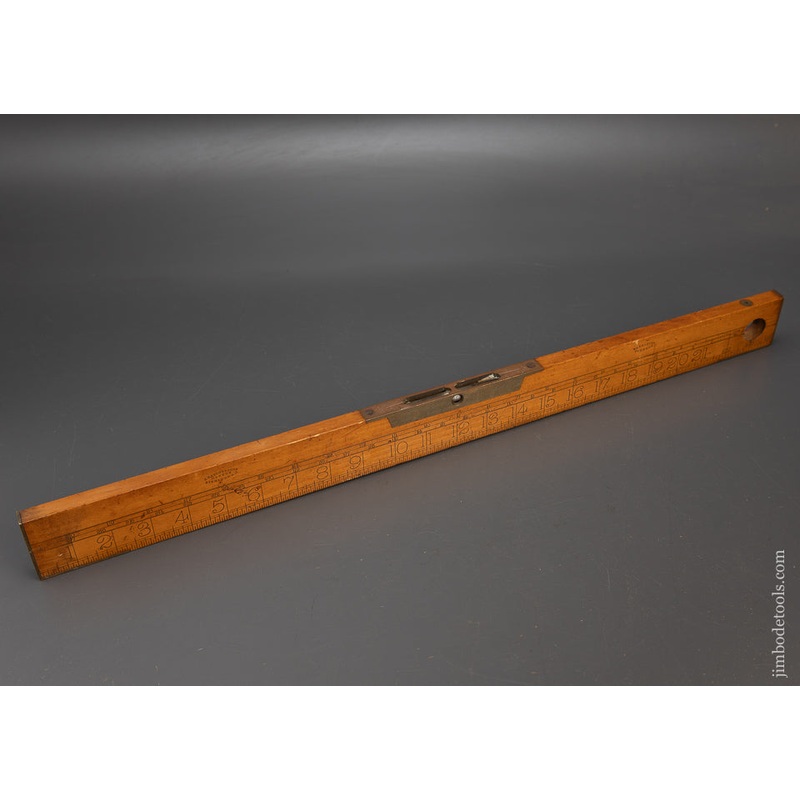 Remarkable Solid Boxwood Combination Rule & Level J. RABONE & SONS – 115688