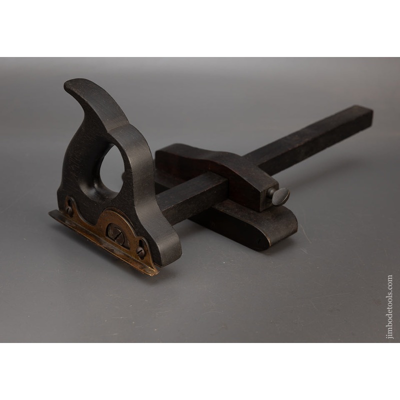 Spectacular Rare THOMAS RICE PATENT Rosewood Slitting Gauge – 115555