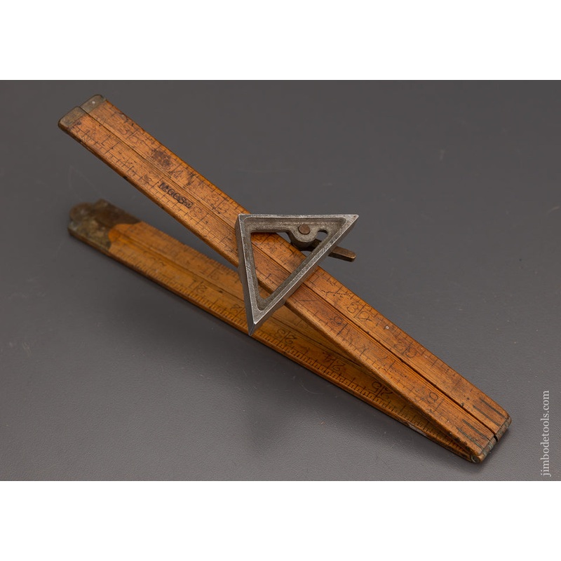 Rare CAMPBELL PATENT Combination Tool & Rule Attachment – 101770