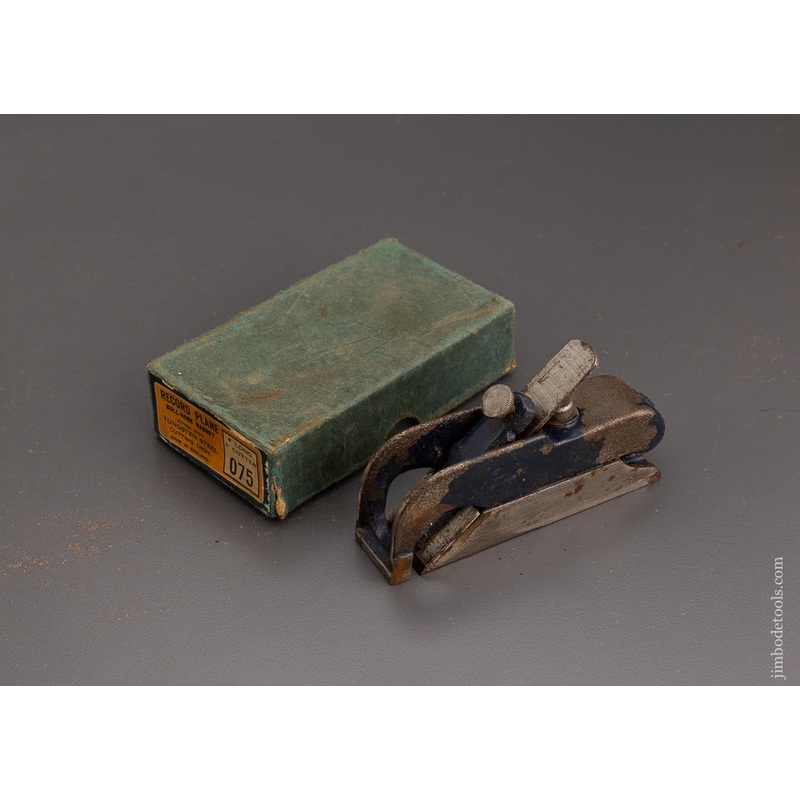 RECORD 075 Bull Nose Rabbet Plane in Original Box – 101993