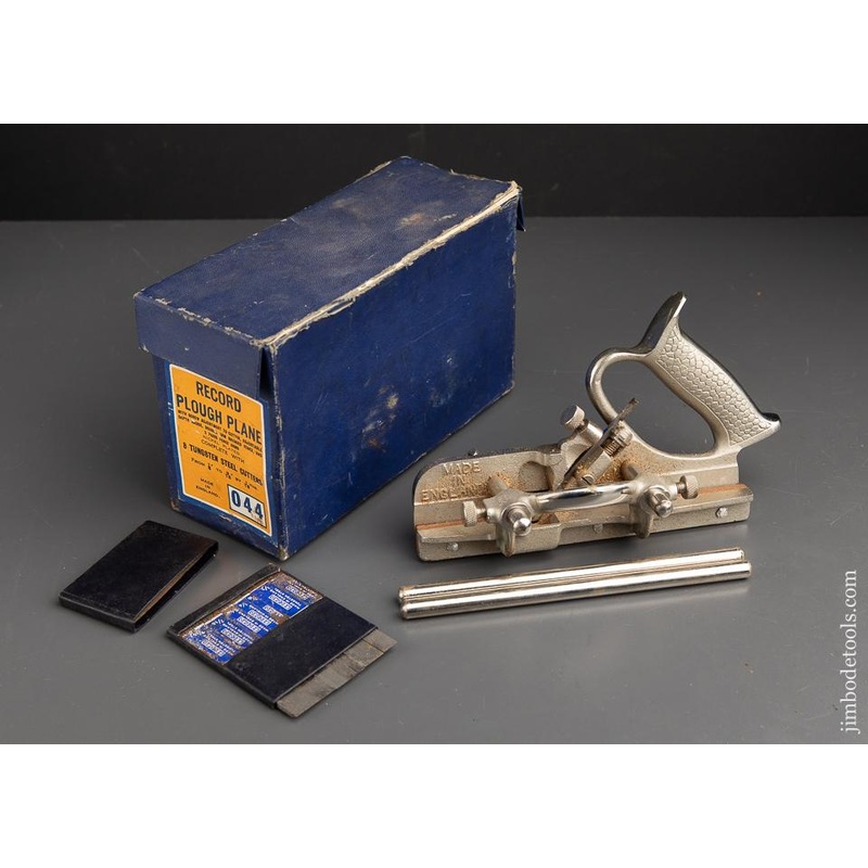 RECORD No. 044 Plough/Plow Plane 100% COMPLETE in Original Box — 90229
