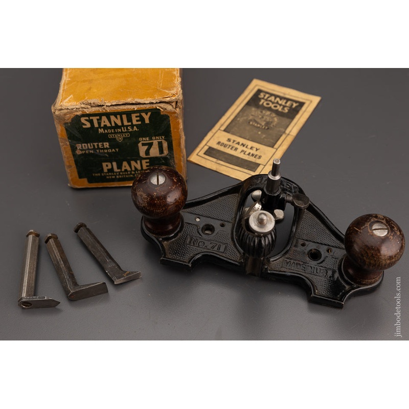 STANLEY No. 71 Router Plane in Box – 102069
