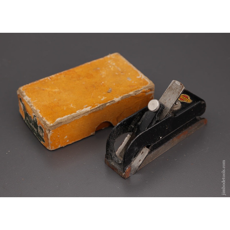 STANLEY No. 75 Bullnose Rabbet Plane in Original Box – 101995