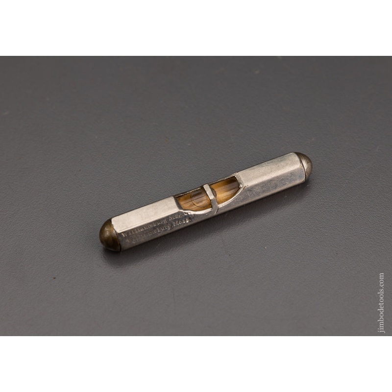 Rare 2 1/4 Inch Pocket Level by WILLIAMSBURG MFG. CO. Near Mint – 102042