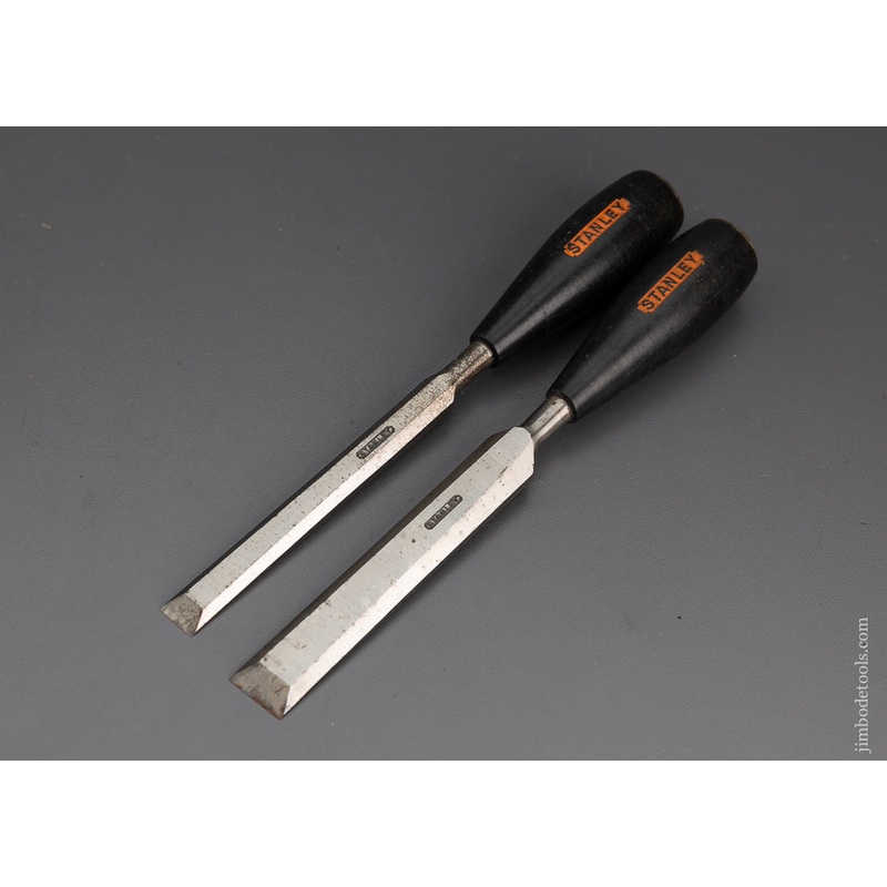 Rare & Mint 2 STANLEY No. R 40 Everlasting Chisels 1/2 & 3/4 Inch – 102304