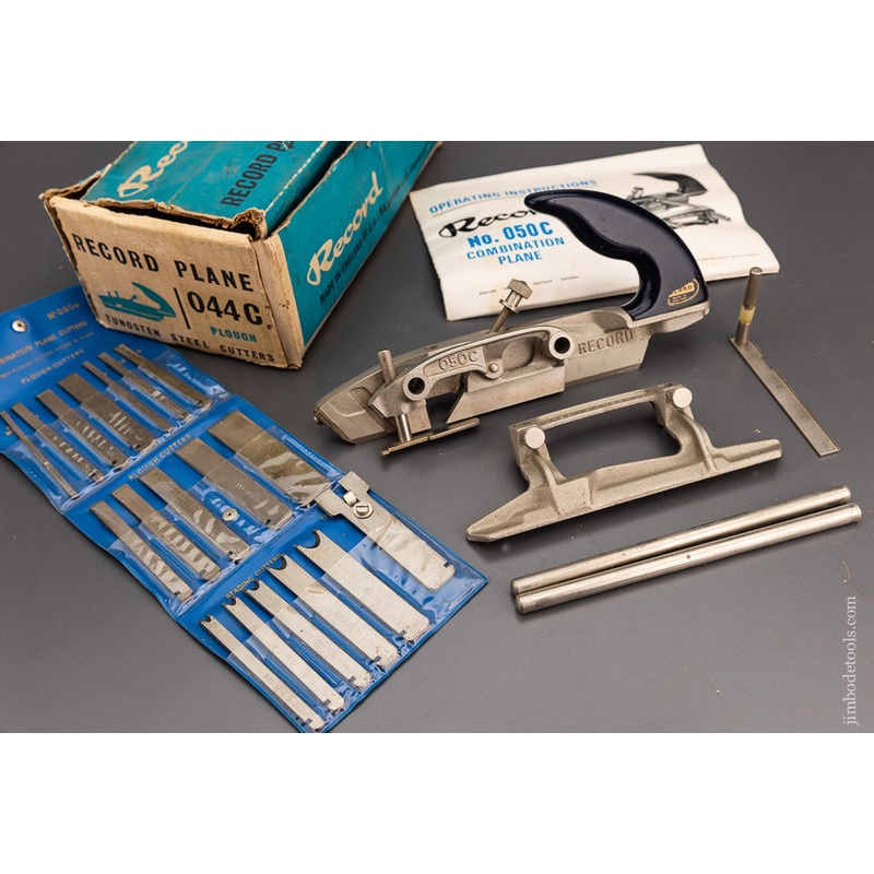 RECORD 044C Plough Plane 100% Complete Mint in Box – 102213