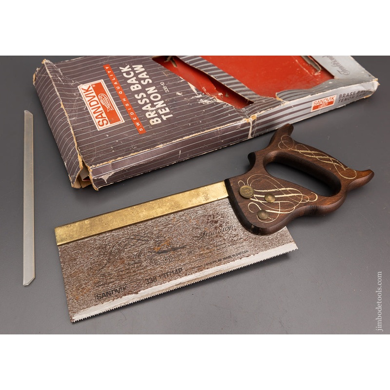 SANDVIK 14 Point 10 inch Brass Back Tenon Saw – 102208