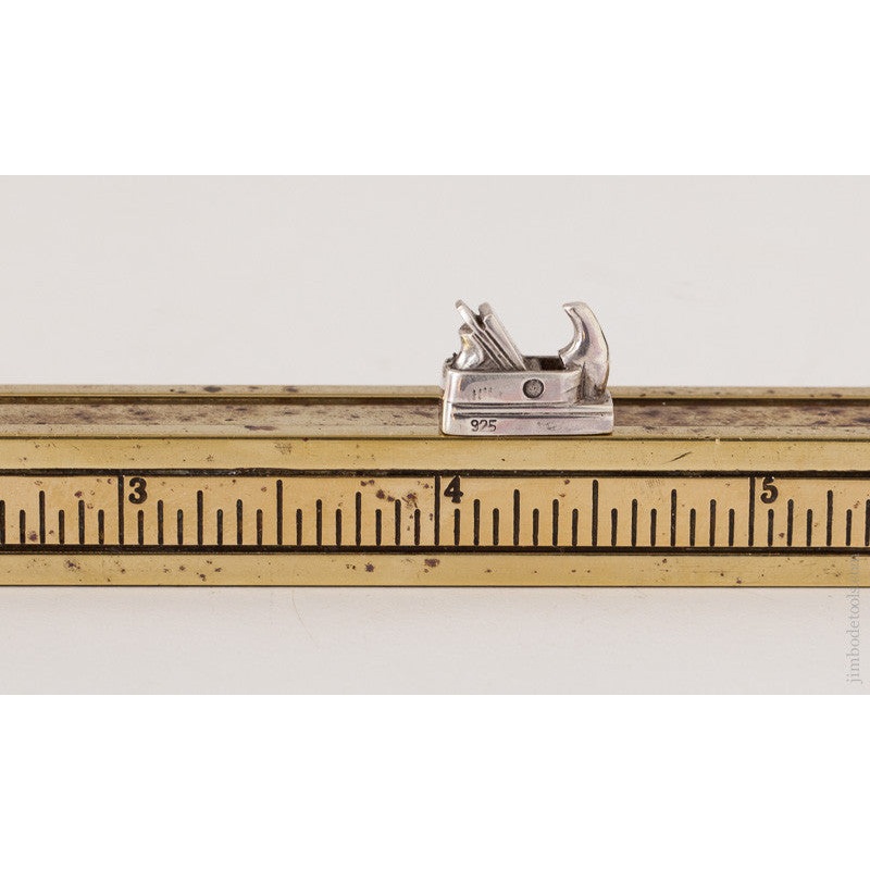 Solid Sterling .925 Miniature Smoothing Plane – 53318