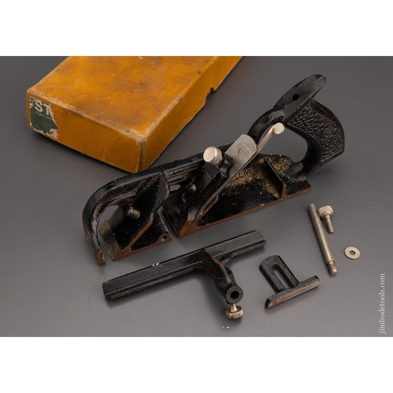 STANLEY No. 078 Rabbet Plane 100% Complete Near Mint in Box – 102001