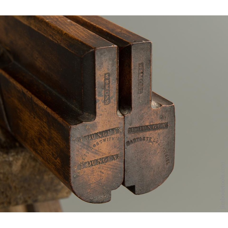 18th Century Side Round Moulding Planes by MOSS BIRMINGHAM circa 1775-1843 FINE– 76834R