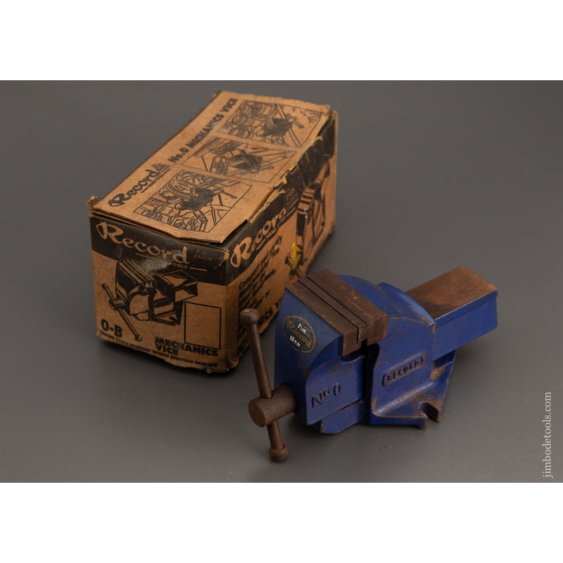 2 1/2 Inch RECORD No. 0 Vise in Original Box – 102338