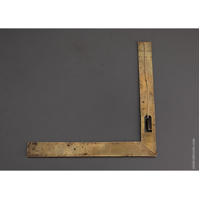 RARE CHAZAL PARIS 18th Century Level & Square with Plumb Bob – EXCELSIOR 102361 – AS OF MARCH 1