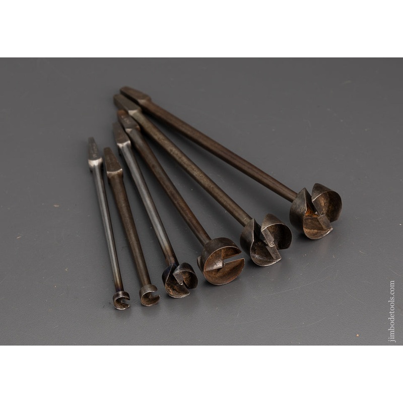Rare Set of 6 Forstner Bits for Bit Brace – 101779