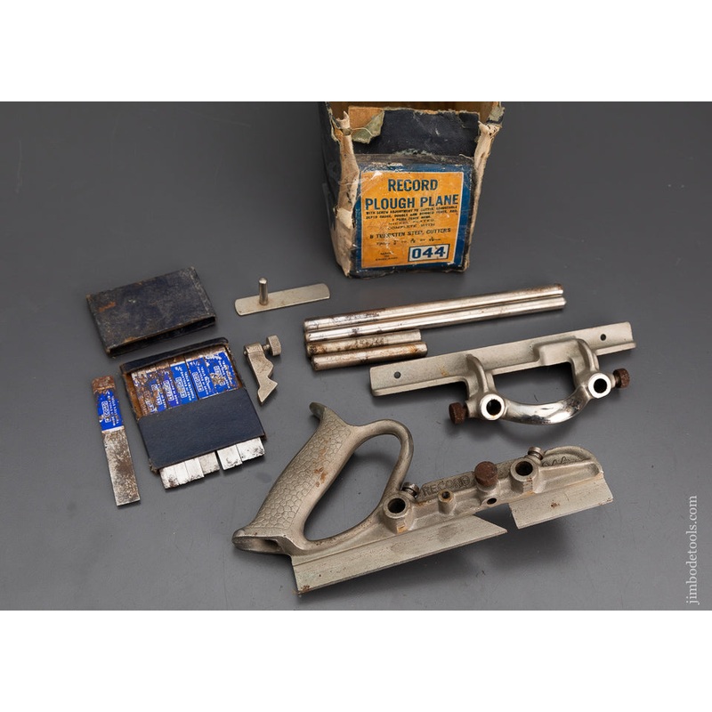 RECORD No. 044 Plough Plane 100% COMPLETE in Original Box -102074