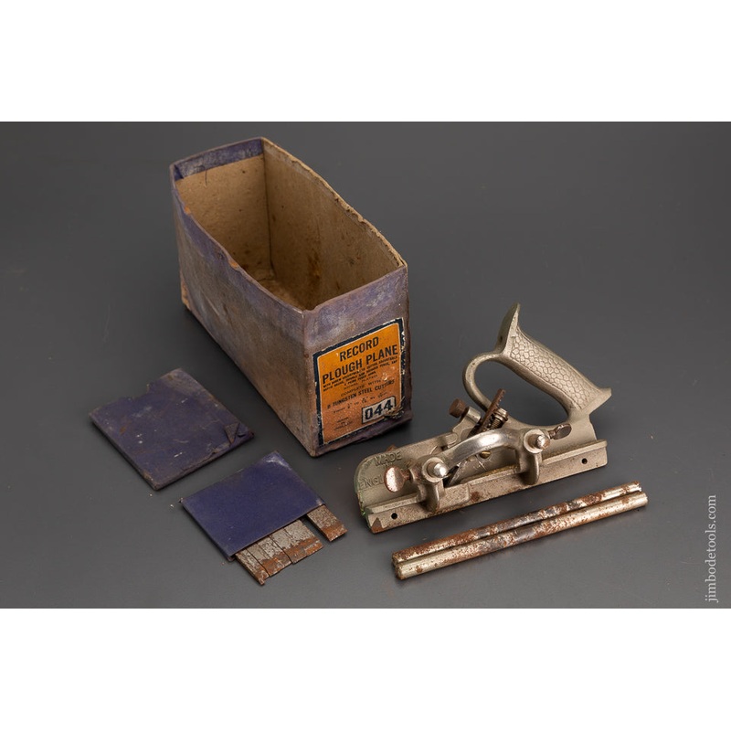 RECORD No. 044 Plough/Plow Plane 100% COMPLETE in Partial Box – 101935