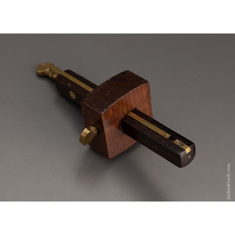Rosewood Mortise Gauge GEO. WHEATCROFT NEWARK, N.J. – 102030