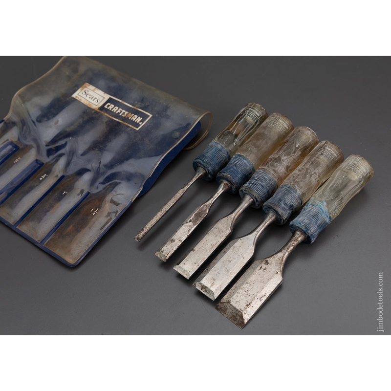 Set of 5 CRAFTSMAN Chisels – 102112