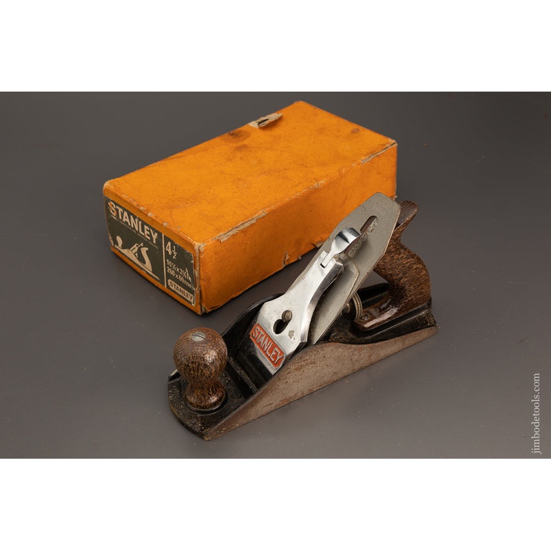 STANLEY No. 4 1/2 Smooth Plane in Original Box – 101934