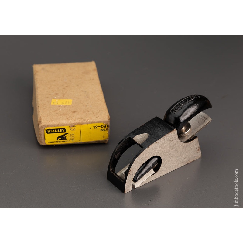 STANLEY No. 90J Bull Nose Rabbet Plane Mint in Box – 102337
