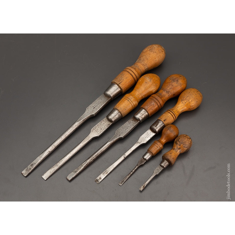 Set of 6 Cabinet Makers Screwdrivers – 102407
