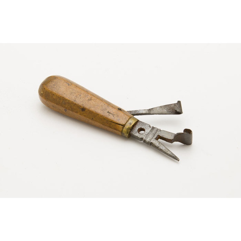18th Century French Boxwood Handled Race Knife * 40062