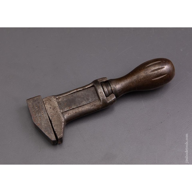 RARE 5 1/2 inch Patented Adjustable Wrench by REED MFG CO Erie PA – 93241