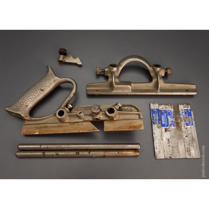 RECORD No. 044 Plow Plane with all 8 Cutters and no stops – 102309