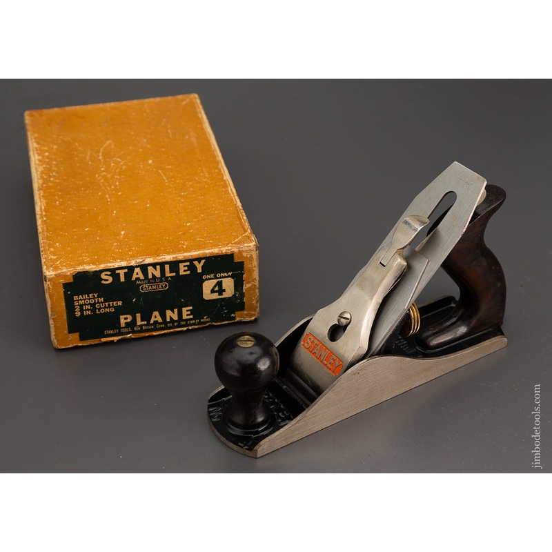 STANLEY No. 4 Smooth Plane Mint in Box – 102509