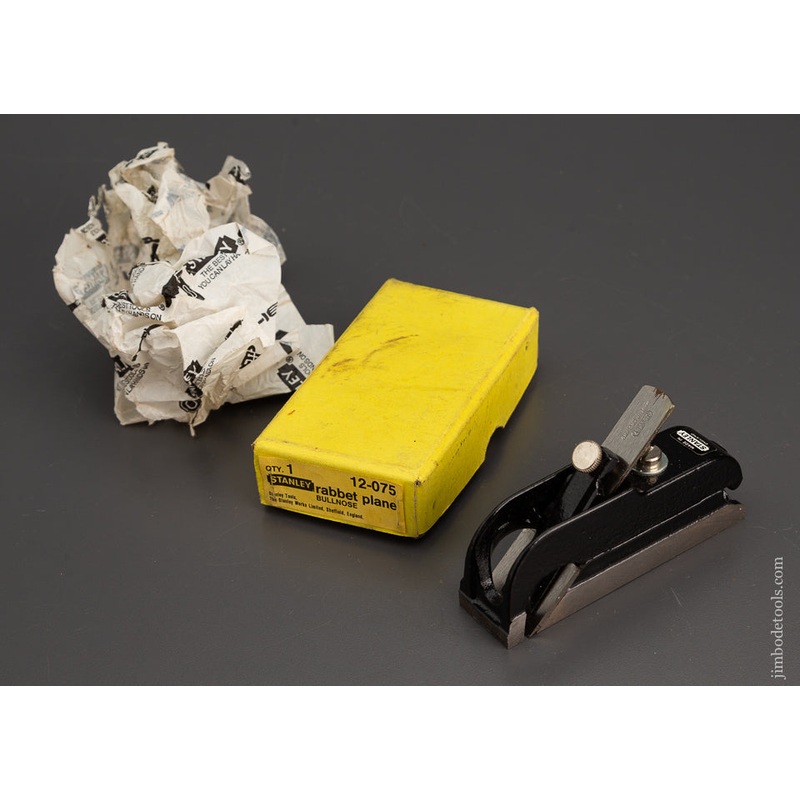 STANLEY No. 75 Bullnose Rabbet Plane Mint inBox – 102662