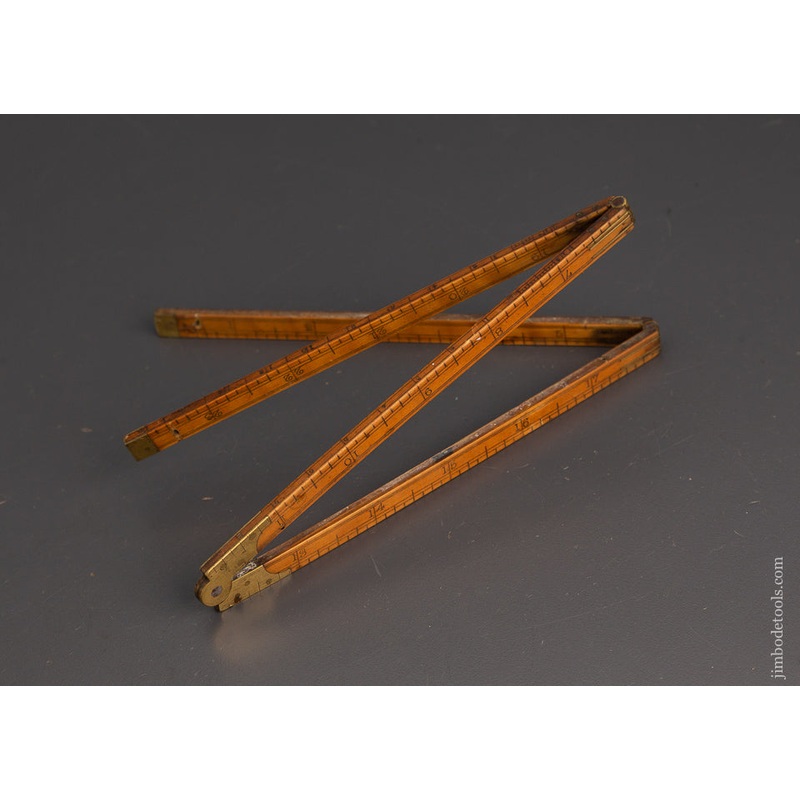 Warped G.H. BUCK 2 Foot 4 Fold Rule – 99341