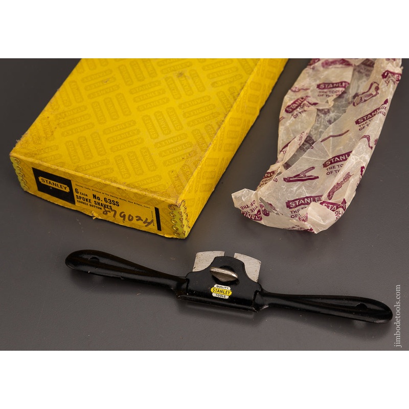 STANLEY No. 63 Spoke Shave Dead Mint in Box – 102968