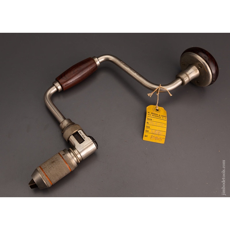 10 Inch STANLEY No. 923  Bit Brace Mint  with Tag Rosewood – 103084