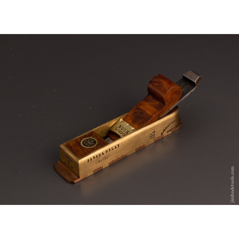 Spectacular Dovetailed Miter Plane by BILL CARTER – EXCELSIOR 102889 – AS OF MAY 23