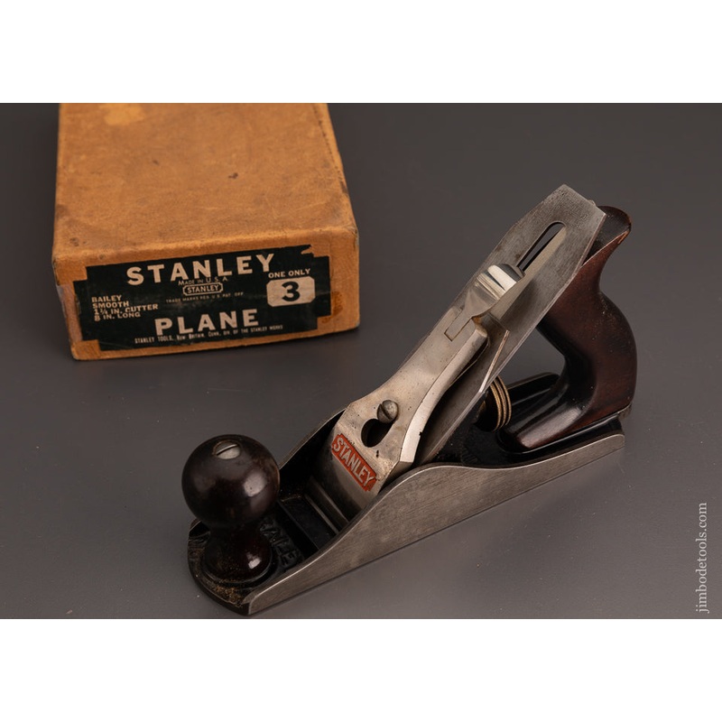 STANLEY No. 3 Smooth Plane In Original Box – 103187
