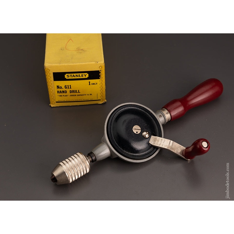 STANLEY No. 611 Hand Drill Mint in Box – 103152