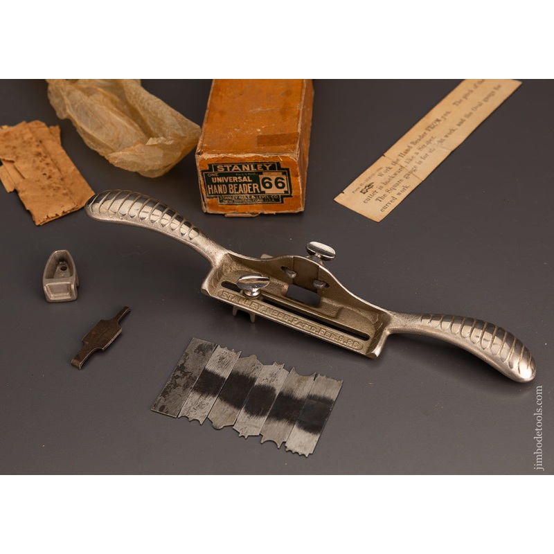 STANLEY No. 66 Universal Hand Beader 100% Complete MINT in Original Box – 102946