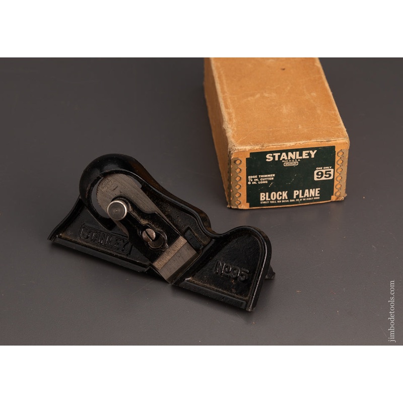 STANLEY No. 95 Block Plane Near Mint in Box – 103135